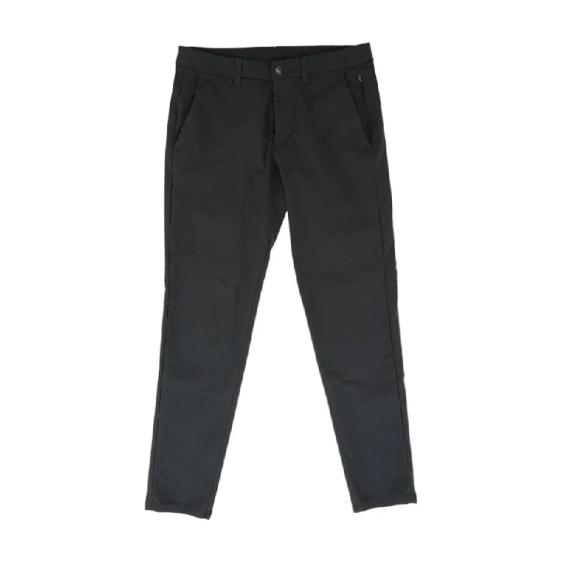 Men's Pants with Stain-Resistant TreatmentCharcoal Solid Active Pants