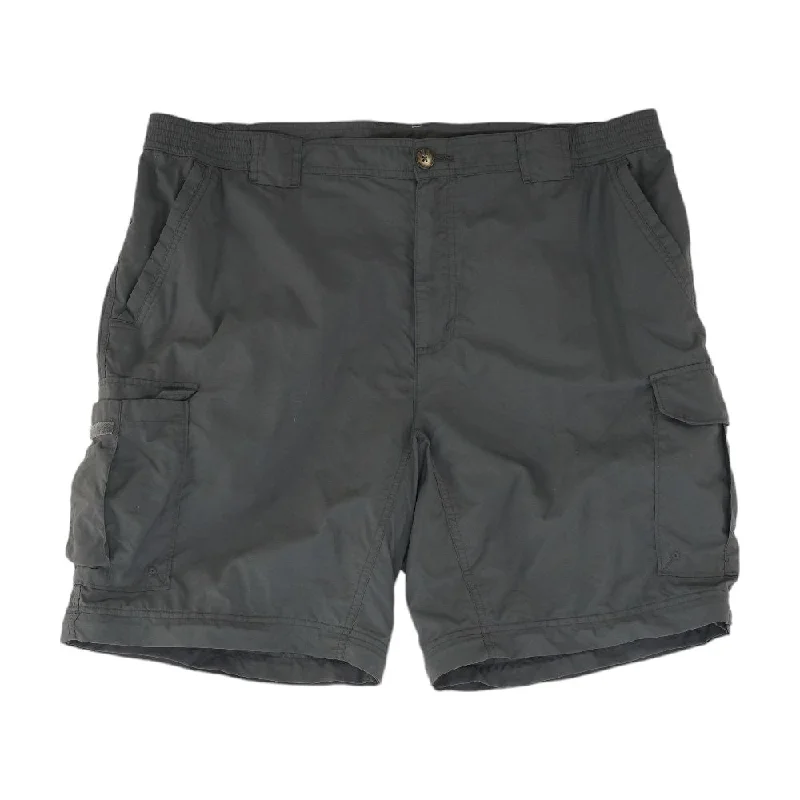 Durable Men's Work PantsGray Solid Cargo Shorts