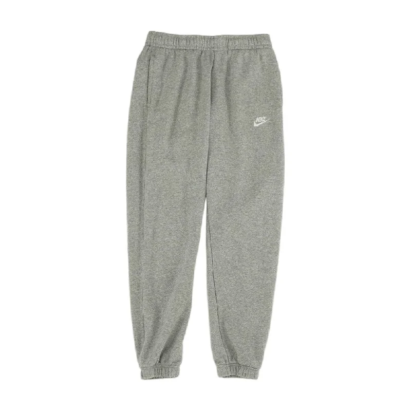 Men's Pants with Elastic CuffsGray Solid Sweatpants