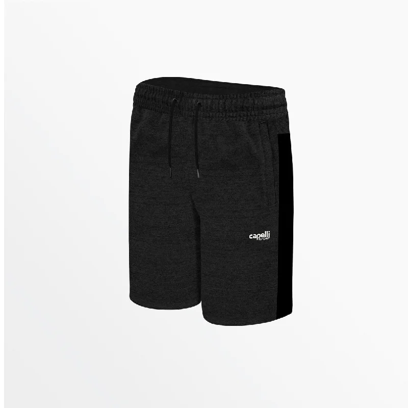 Men's Pants with Appliqué DetailsMEN'S HEATHERED SHORTS