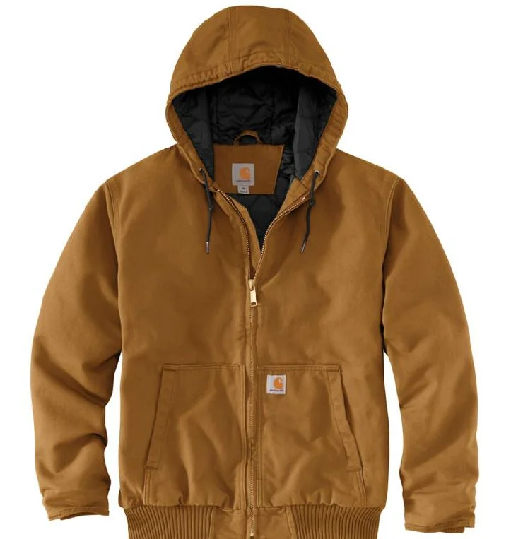 Men's Loose Fit Washed Duck Insulated Active Jac