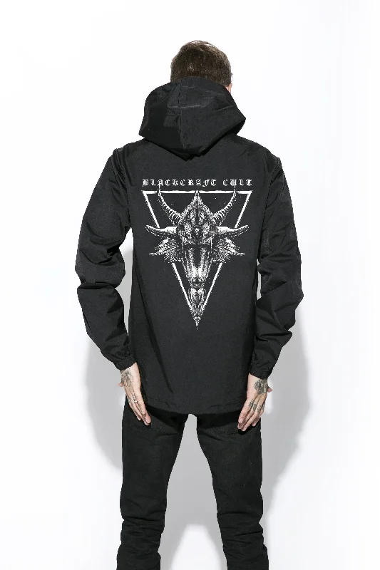 Classic Men's Trench CoatsSix Eyed Baphomet - Windbreaker