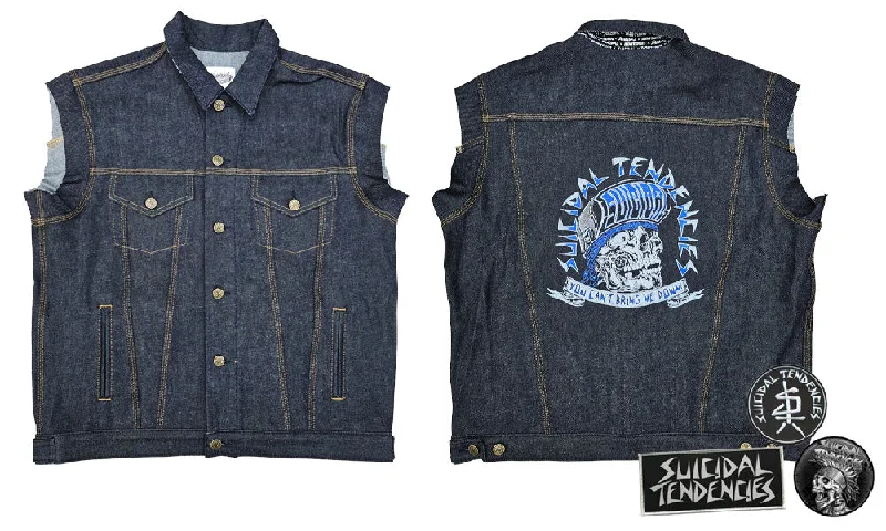 Men's Coats for Mild WeatherVSL SxT Cyco Denim Vest