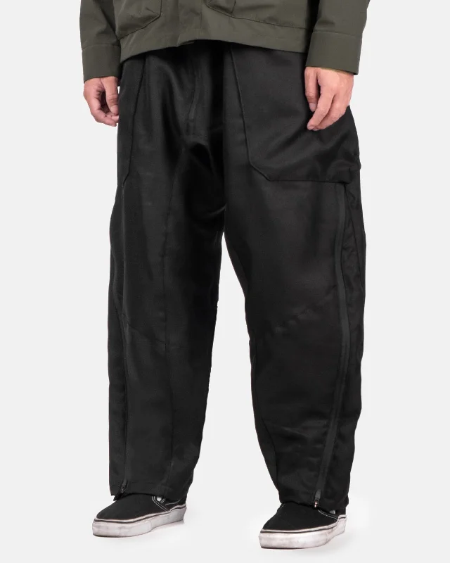 Men's Pants with Slant PocketsW007-P "FLYTRAP" ET-BK