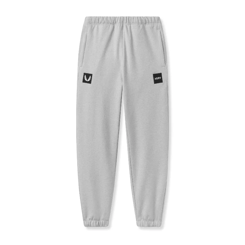 Men's Pants with Zippered Pockets0655. Tech-Terry™ Oversized Sweats - Heather Grey "Patch"