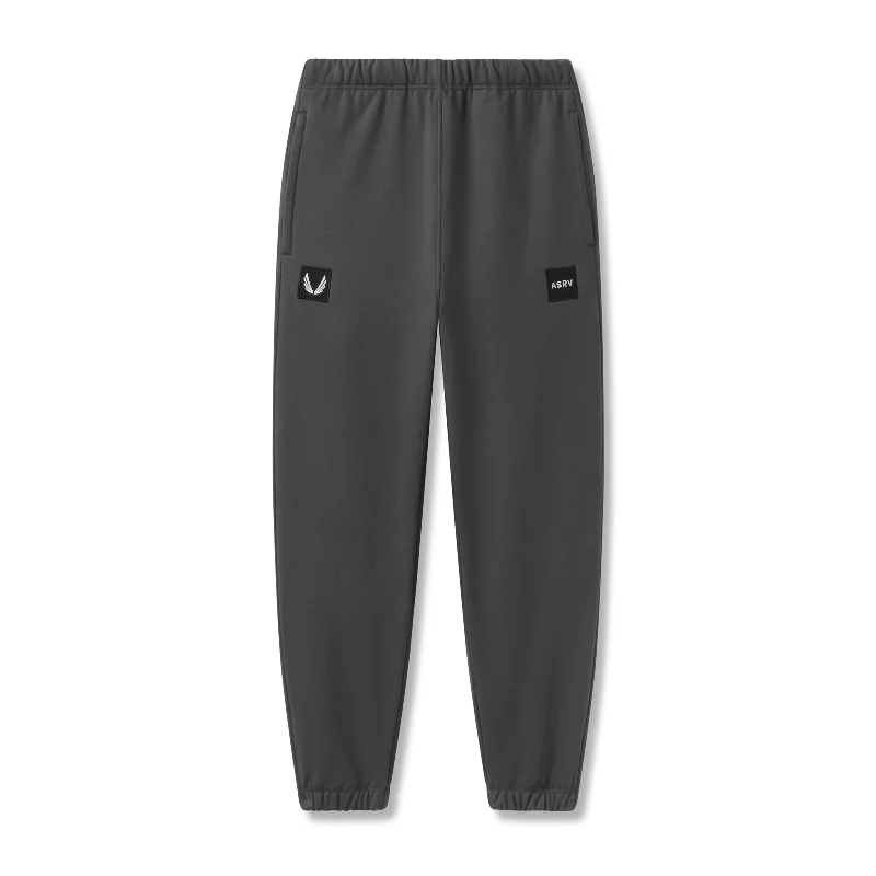 Men's Elastic-Waisted Pants for Easy Movement0655. Tech-Terry™ Oversized Sweats - Space Grey "Patch"