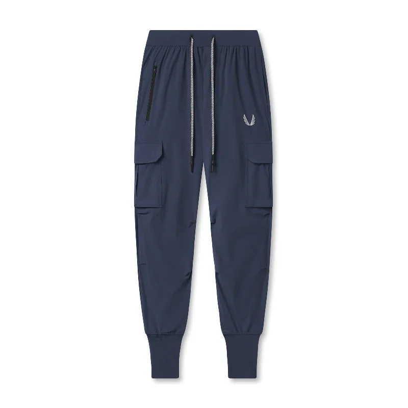 Men's Pants with Suspenders0825. Tetra-Lite™ Cargo High Rib Jogger - Navy "Reflective"