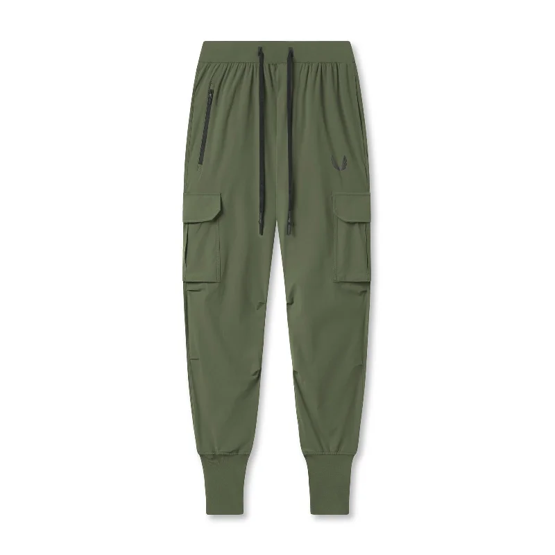 Men's Denim Shorts for Summer0825. Tetra-Lite™ Cargo High Rib Jogger - Olive