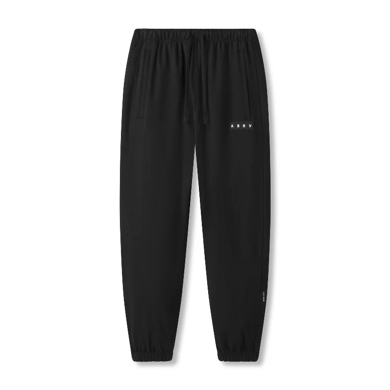 Men's Pants with Flap Pockets0956. Micro-Terry Jogger - Black