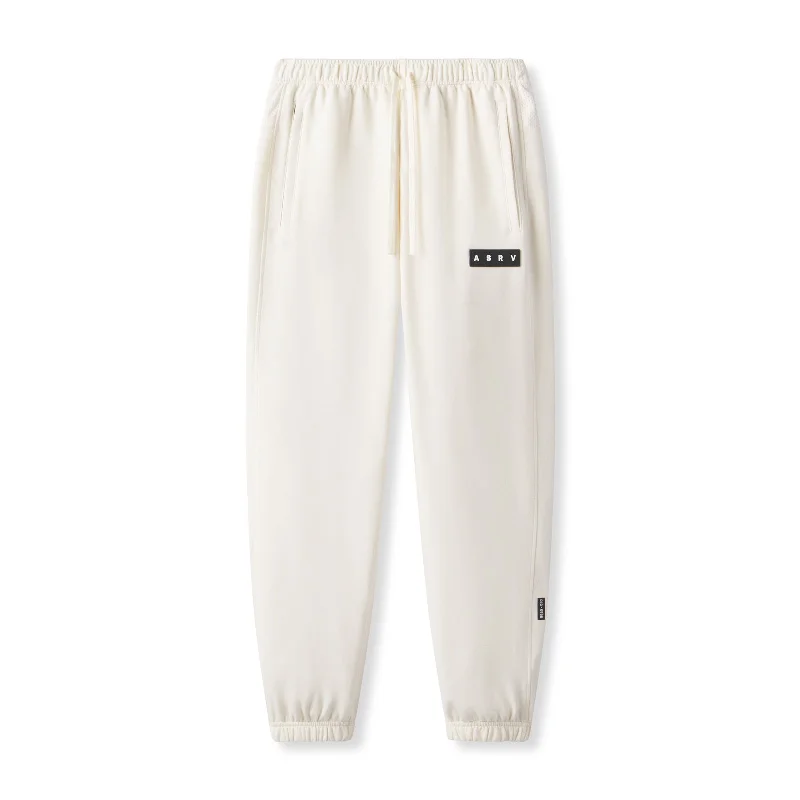 Men's Pants with Turn-Up Cuffs0956. Micro-Terry Jogger - Cream