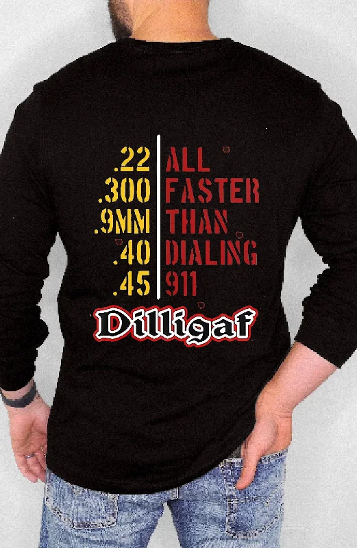 Men's Shirts for HuntingAll Faster Than 911! Longsleeve