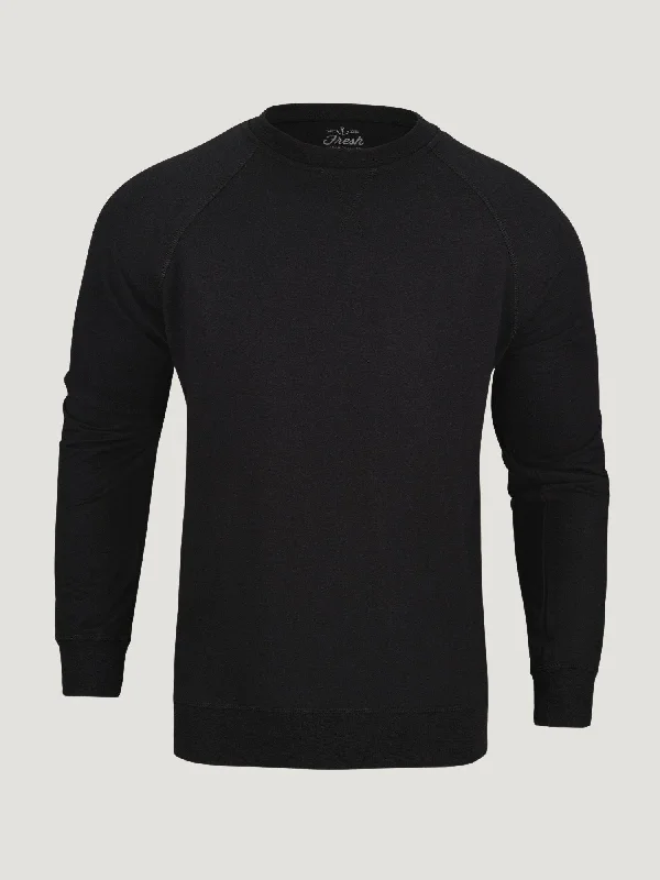 Men's Shirts with Patch PocketsBlack Cali Pullover