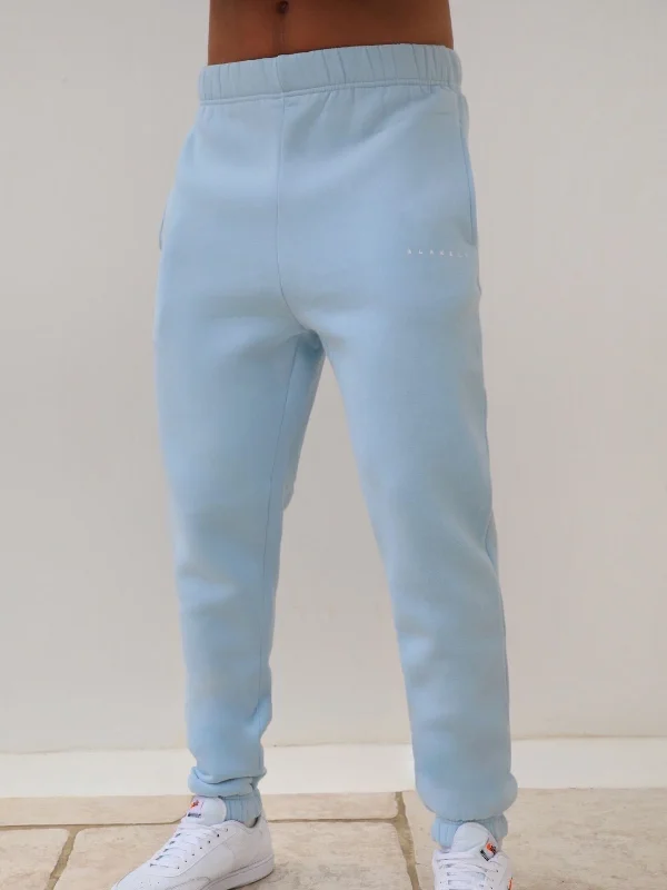 Men's Pants with Pleated FrontsEvolved Relaxed Sweatpants - Light Blue