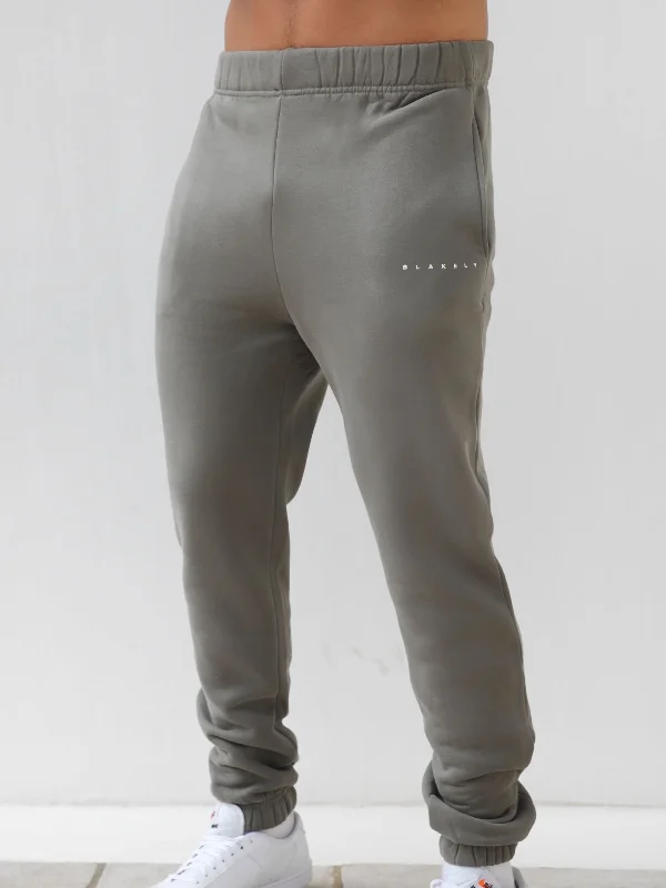 Men's Pants with Deep PocketsEvolved Relaxed Sweatpants - Safari Green