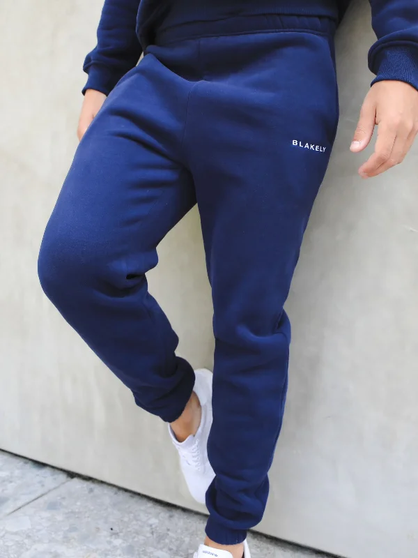 Men's Pants with Graphic PrintsSeries Relaxed Sweatpants - Navy