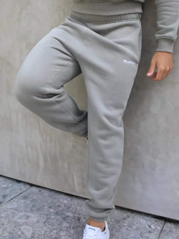 Men's Elastic-Waisted Pants for Easy MovementSeries Relaxed Sweatpants - Stone Grey