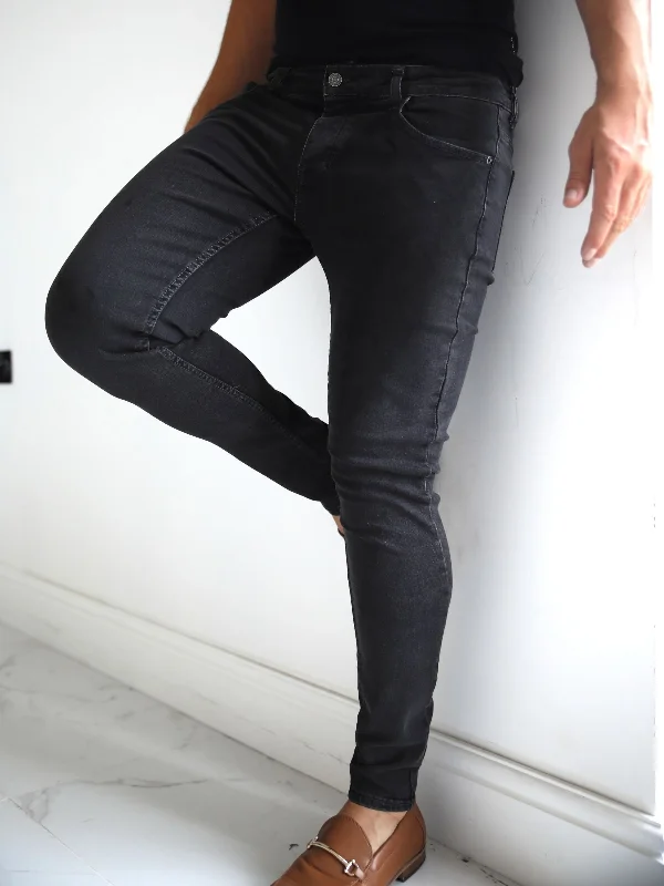 Men's Twill Pants for a Dressy LookVol. 7 Skinny Jeans - Charcoal