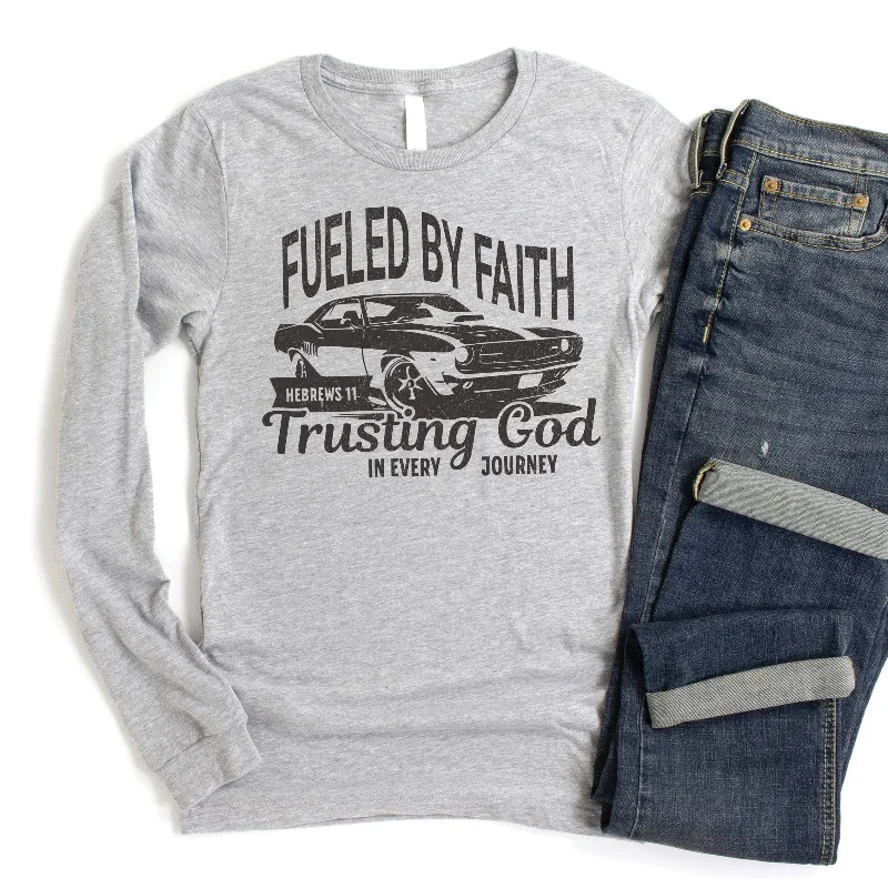 Men's Shirts for Outdoor ActivitiesFueled By Faith Long Sleeve