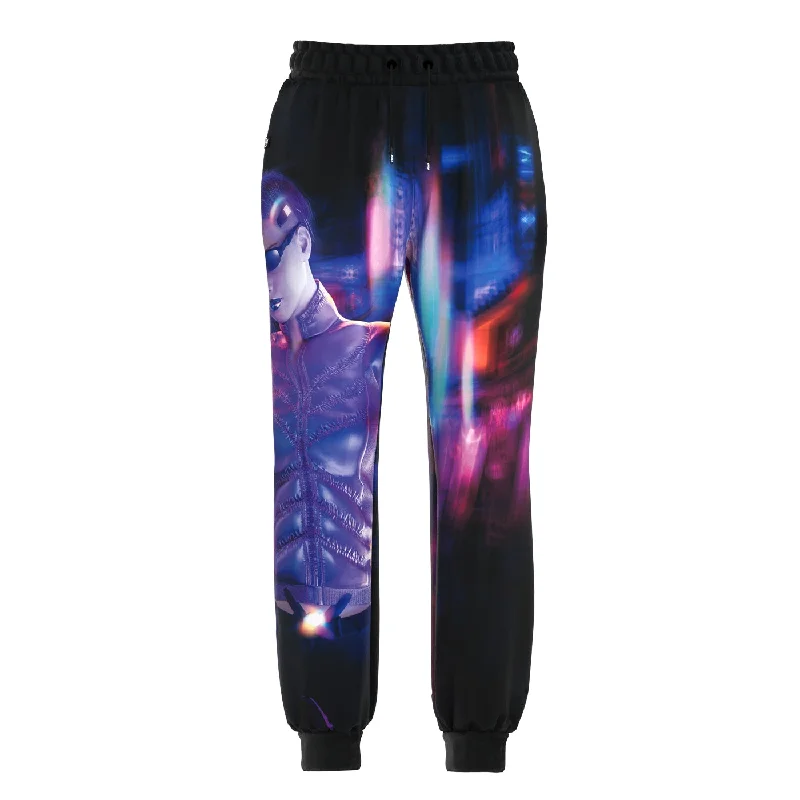 Men's Dress Pants for Special EventsFuturistic Cybergun Sweatpants