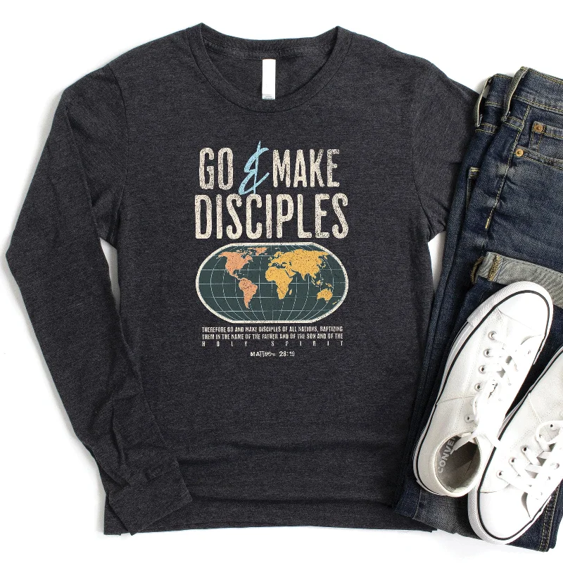 Men's Shirts for HuntingGo Make Disciples Long Sleeve