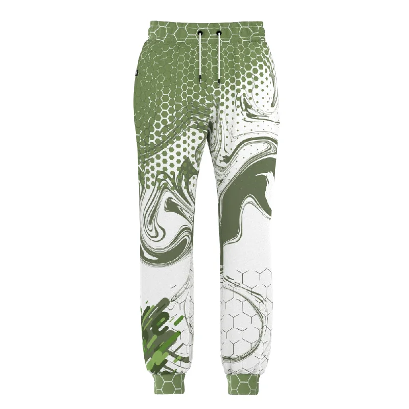 Men's Pants with Pleated FrontsGrass Jersey Sweatpants