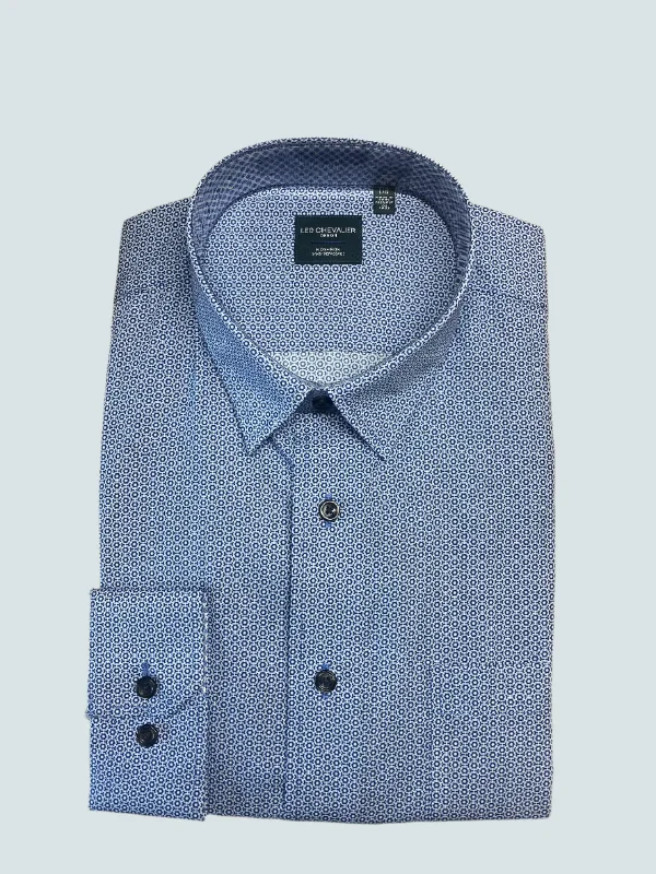 Leo Chevalier Non Iron Sport Shirt Light Blue - 623457 1398