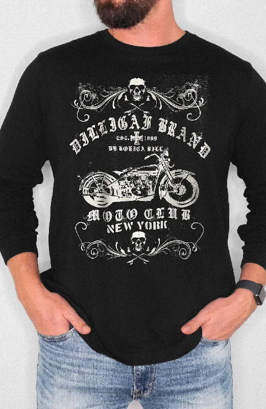 Men's Shirts with Graphic PrintsMoto Club Longsleeve