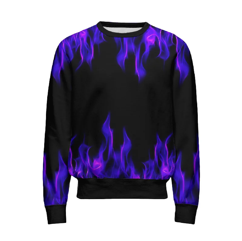 Purple Flame Sweatshirt