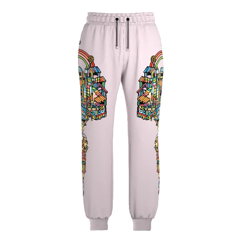 Men's Patterned Pants with ChecksRainboy Pastel Sweatpants