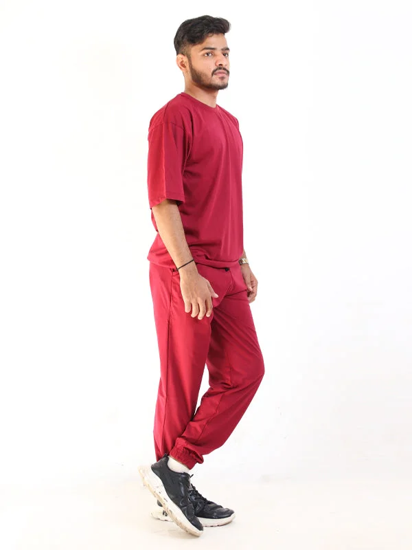 SN Men's Plain Track Suit Red