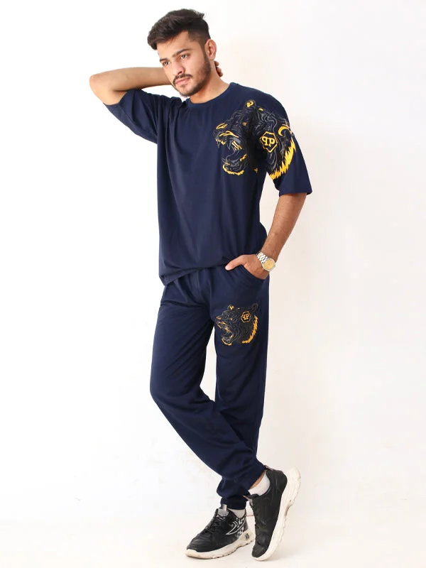 SN Men's Track Suit RRR Dark Blue